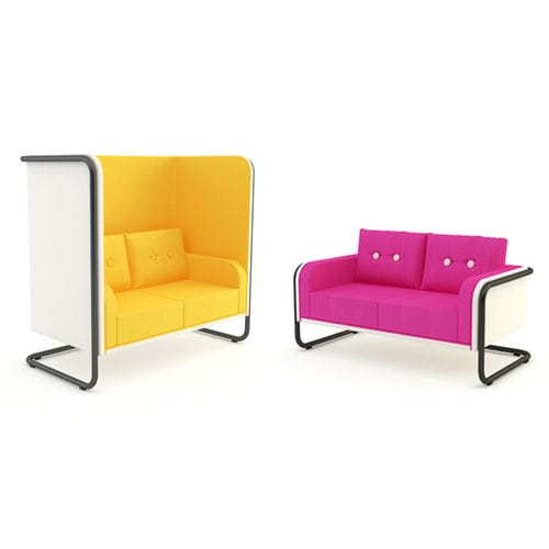 Canapé contemporain - MR.SNUG - ISKU - en tissu / en plastique / jaune
