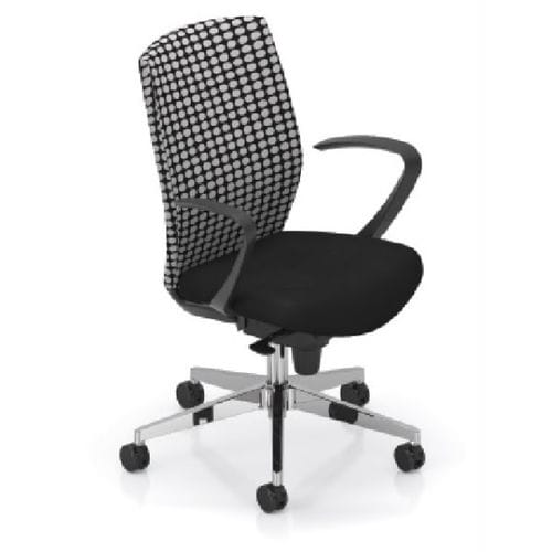 Fauteuil de bureau contemporain - AQUA - krug - en résille / tapissé / à hauteur réglable