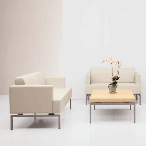 Canapé contemporain - SUTTON - krug - en tissu / beige / contract