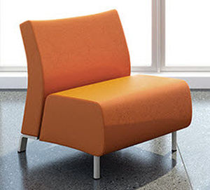 Chauffeuse contemporaine - CRESSIDA - krug - en tissu / tapissée / écolabel Greenguard®