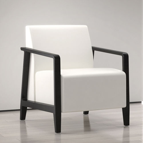 Fauteuil contemporain - FAERON - krug - en tissu / en hêtre / à dossier haut