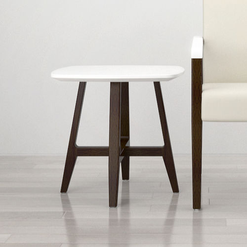 Table d'appoint contemporaine - FAERON - krug - en hêtre / en stratifié / en Solid Surface