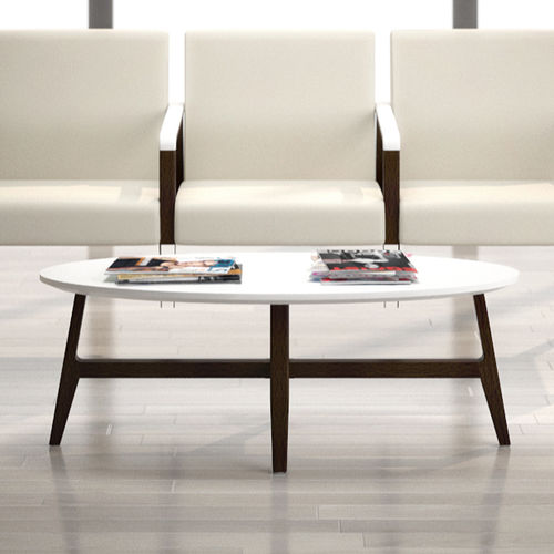 Table basse contemporaine - FAERON - krug - en hêtre / en stratifié / en Solid Surface