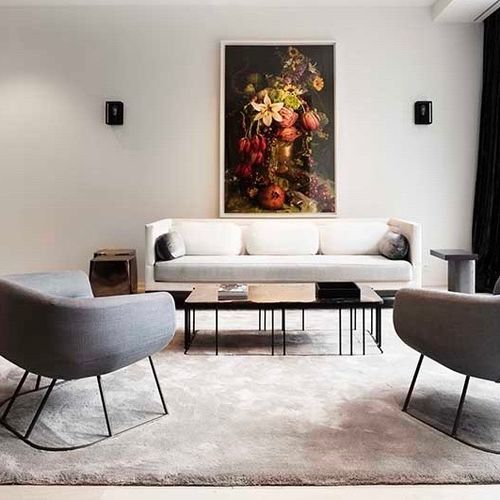 Tapis contemporain - CLASS - JOV - uni / en laine / en soie