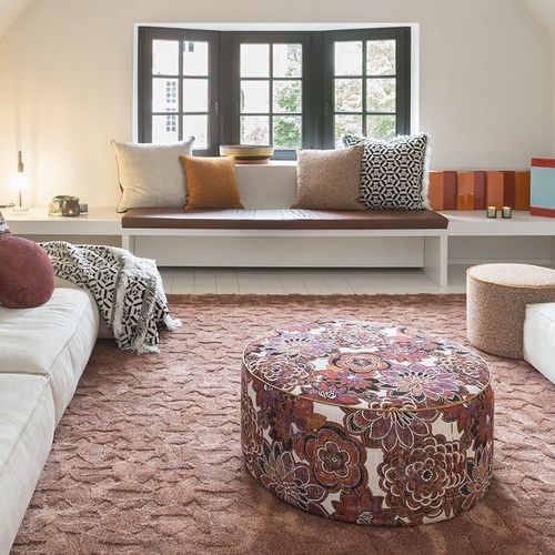 Tapis contemporain - DAKKAR - JOV - géométrique / uni / en laine