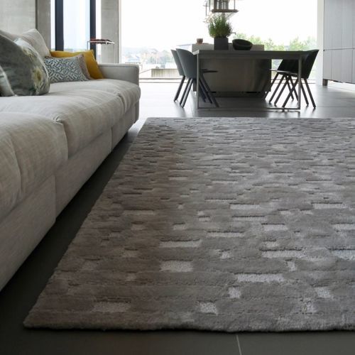 Tapis contemporain - BRICKS - JOV - géométrique / à carreaux / uni