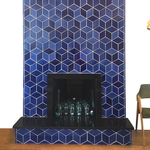 Mosaïque en céramique - LARGE DIAMONDS - Mercury Mosaics - brillante / mate / satinée