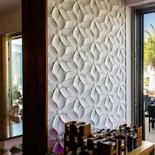 Carrelage 3D - PETAL - kaza concrete - en béton / d'intérieur / d'extérieur