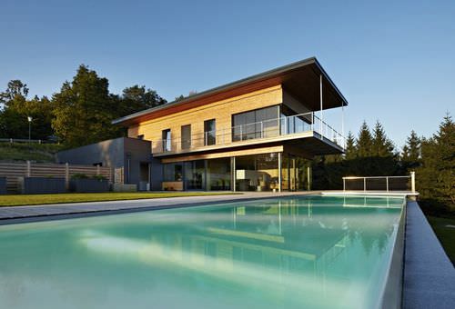 Maison préfabriquée - ST. THOMAS AM BLASENSTEIN - Stora Enso - écologique / contemporaine / à 2 étages