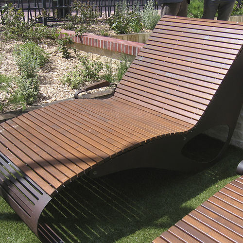 Bain de soleil contemporain - ALL BED - GUYON - en bois / en métal / professionnel