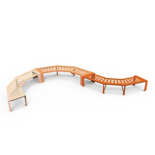 Banc public de style - BASIK - GUYON - en métal / sans dossier / sans accoudoirs