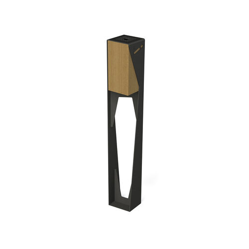 Cendrier sur pied - LEGNA - GUYON - en métal / en bois / pour extérieur