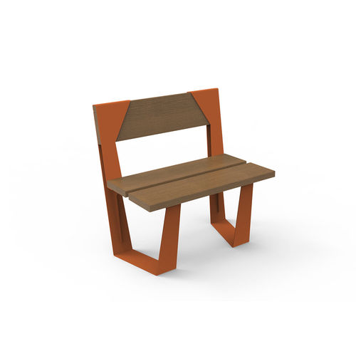 Chaise contemporaine - LEGNA - GUYON - pour salon / d'extérieur / en bois