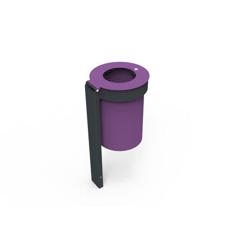 Poubelle en métal - LUDEO - GUYON - en polyester / d'extérieur / pour espace public
