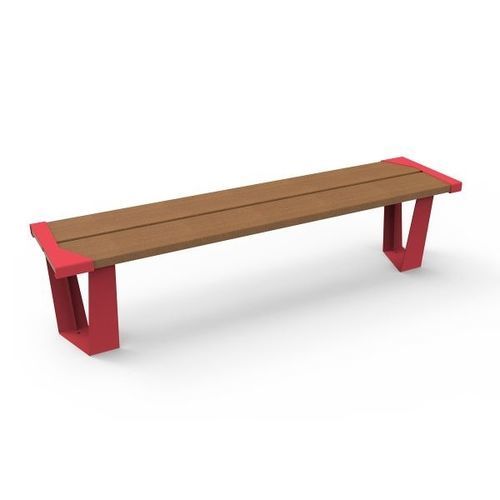 Banc classique - LEGNA - GUYON - en polyester / en bois / sans dossier