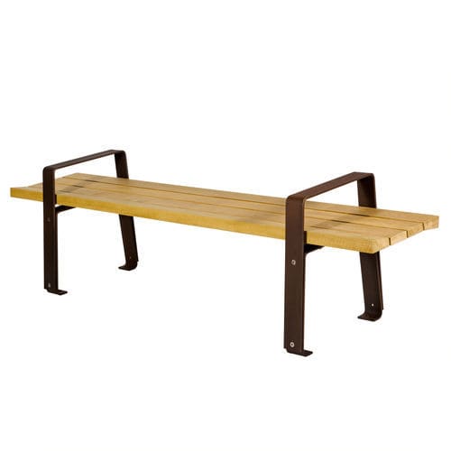 Banquette contemporaine - ZETA - GUYON - en bois / en bois exotique / en polyester