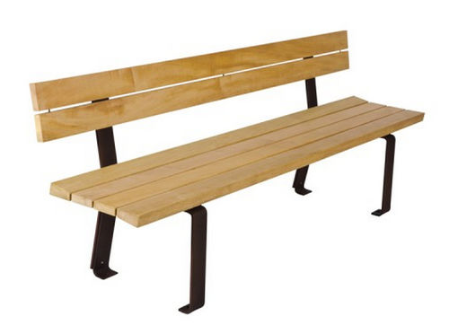 Banc public moderne - ZETA : SEDUTA ET PANCA - GUYON - en polyester / en métal / en bois