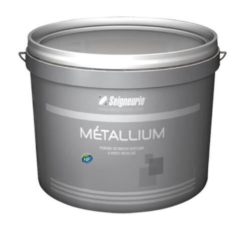 Peinture décorative - METALLIUM - Seigneurie - pour mur / effet métallisé