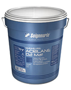 Enduit de parement - ACRILANE D2 MAT  - Seigneurie - extérieur / de façade / à base de résine acrylique