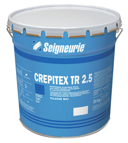 Enduit de parement - CREPITEX TR 2.5 - Seigneurie - de façade / plastique / acrylique