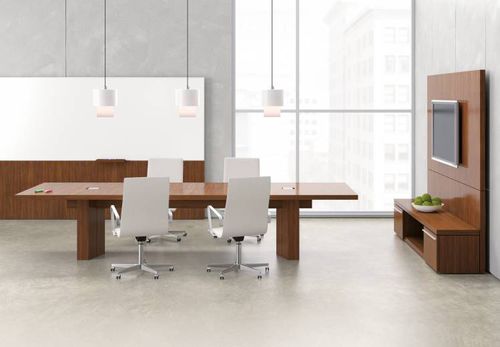 Meuble multimédia contemporain - NEOS - Nucraft - pour salle de conférence / en bois laqué