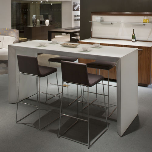 Table mange-debout contemporaine - TAVOLA - Nucraft - en bois / rectangulaire / professionnelle