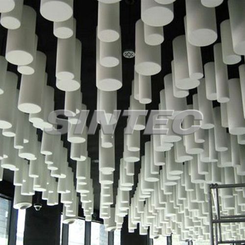 Baffle acoustique en résine - TECCYLINDER - SINTEC INSONORIZACIÓN - suspendu / cylindrique / décoratif