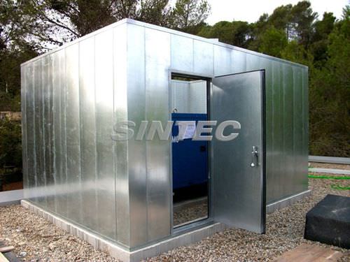 Panneau acoustique mural - AISFÓN 100 - SINTEC INSONORIZACIÓN - pour bardage / pour cloison / en métal
