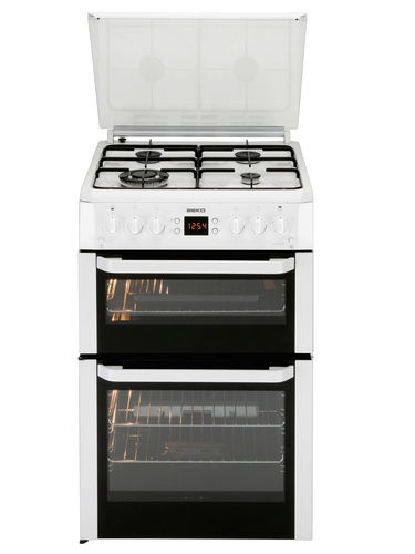 Cuisinière à gaz - BDVG697 - Beko - blanche