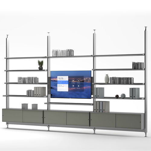 Meuble de rangement de sol - QADRO - ICF - pour bureau / contract / pour résidence étudiante