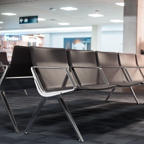 Sièges sur poutre en aluminium - GTWAY - ICF - en tissu / bois / en cuir