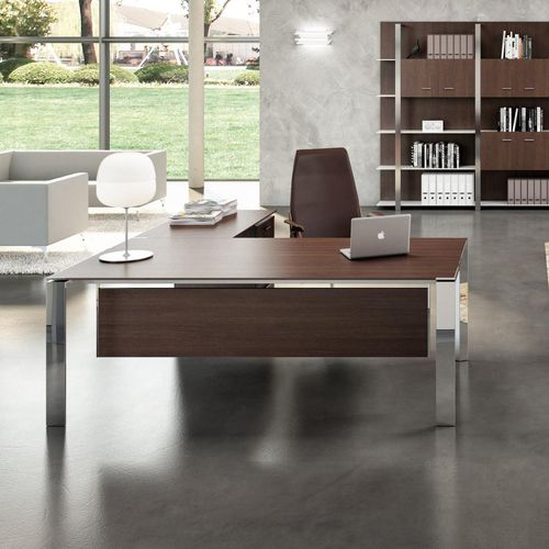 Bureau de direction - X7   - Quadrifoglio Sistemi d'Arredo - contemporain / en bois / en métal