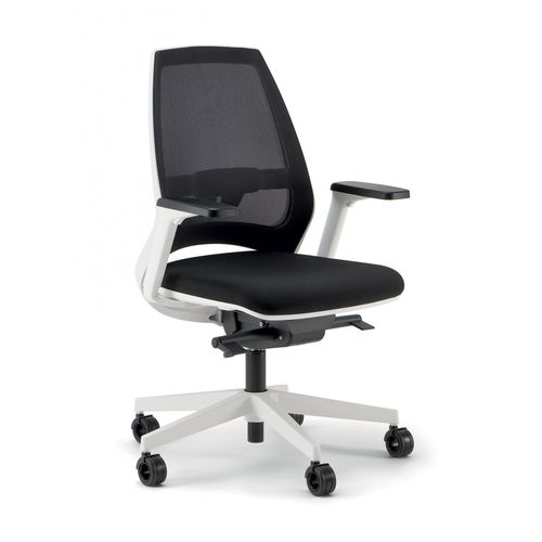 Chaise de bureau contemporaine - OXYGEN   - Quadrifoglio Sistemi d'Arredo - d'intérieur / en résille / en cuir
