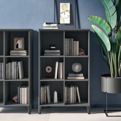Bibliothèque design minimaliste - ZEFIRO - Quadrifoglio Sistemi d'Arredo - pour école / pour chambre d'hôtel / pour commerce