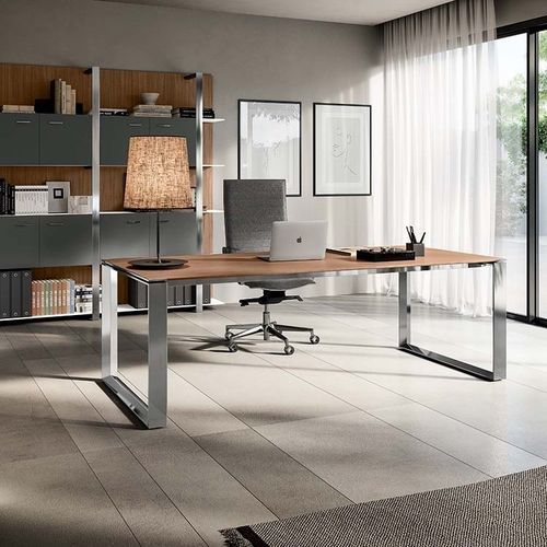 Table à manger contemporaine - SEVEN - Quadrifoglio Sistemi d'Arredo - en noyer / en bois laqué / en orme