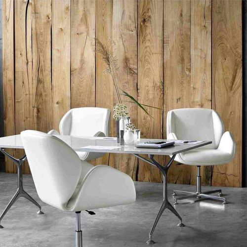 Chaise visiteur contemporaine - SUONI  - VAGHI - d'intérieur / en cuir / en métal
