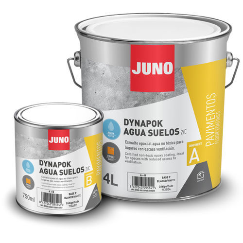 Peinture décorative - Dynapok Agua Floor 2/C - JUNO - de protection / intérieure / pour sol