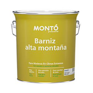 Vernis de protection - BARNIZ ALTA MONTAÑA - PINTURAS MONTO - résistant aux UV / pour bois / brillant
