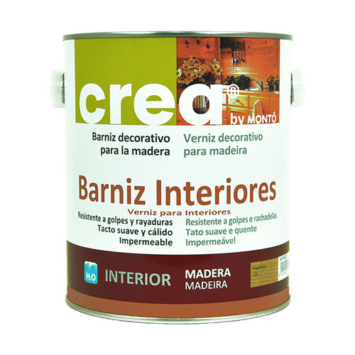 Vernis décoratif - BARNIZ INTERIOR - PINTURAS MONTO - de protection / acrylique / à base d'eau