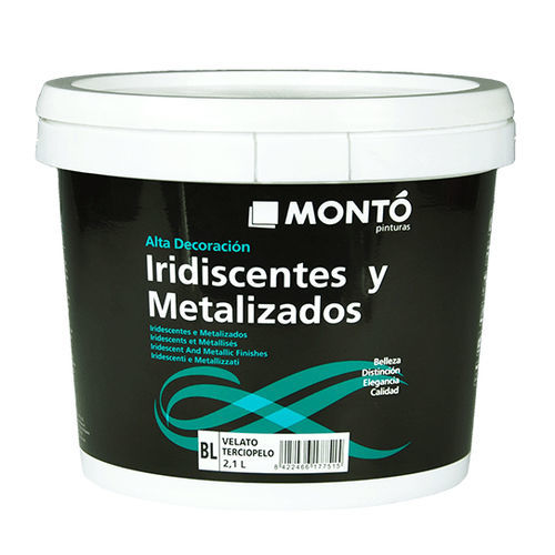 Enduit décoratif - VELATO TERCIOPELO - PINTURAS MONTO - de finition / d'intérieur / pour plâtre