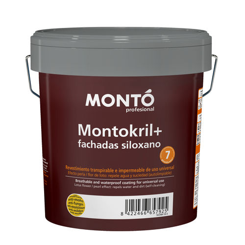 Peinture de protection - MONTOKRIL+ SILOXANO - PINTURAS MONTO - d'imperméabilisation / décorative / d'intérieur