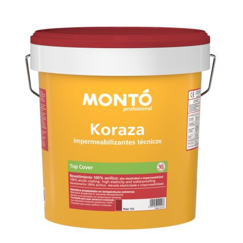 Système d'étanchéité liquide SEL de protection - KORAZA TOP COVER - PINTURAS MONTO - béton / en élastomère