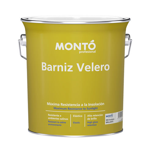 Vernis de protection - BARNIZ VELERO - PINTURAS MONTO - à base de résine alkyde / pour bois / brillant