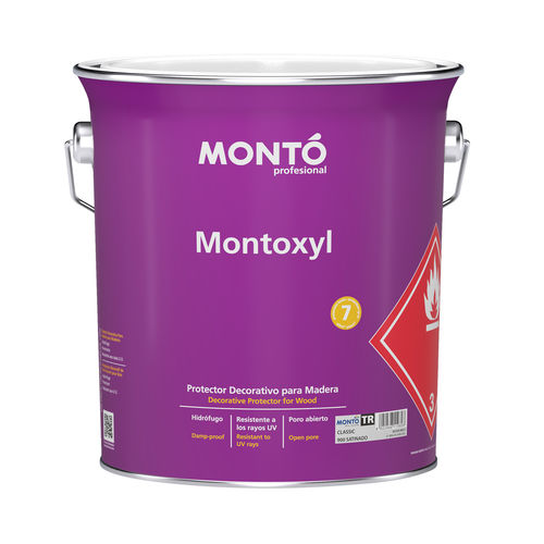 Traitement de protection hydrofuge - MONTOXYL CLASSIC SATINADO - PINTURAS MONTO - pour extérieur / pour bois