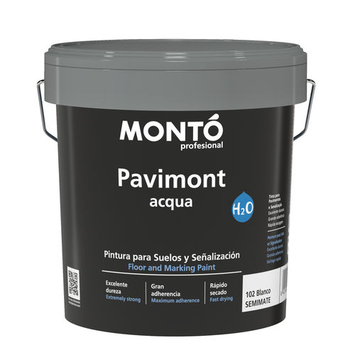 Peinture de protection - PAVIMONT ACQUA - PINTURAS MONTO - d'adhérence / d'intérieur / d'extérieur