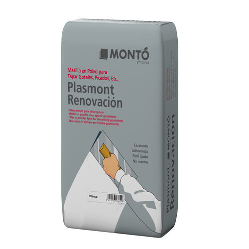 Mastic adhésif - PLASMONT RENOVACION PLUS - PINTURAS MONTO - pour plâtre / pour ciment / pour mur