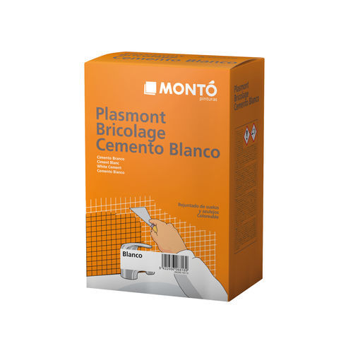 Mortier de réparation - PLASMONT BRICOLAGE CEMENTO BLANCO - PINTURAS MONTO - de jointoiement / pour maçonnerie / de ciment