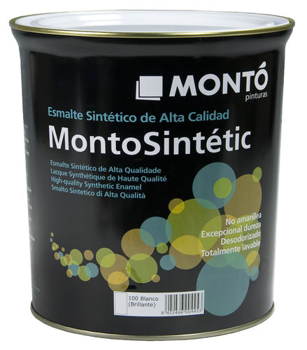 Peinture de finition - MONTOSINTETIC BRILLO - PINTURAS MONTO - d'extérieur / d'intérieur / pour chantier