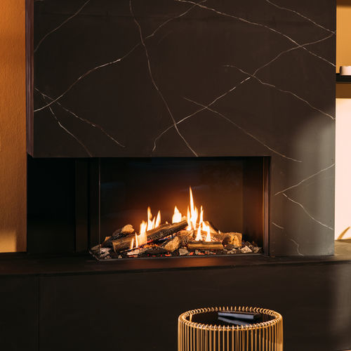 Foyer fermé à gaz - MATRIX 800-500 II  - Faber - hybride / d'angle / en métal