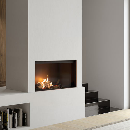 Foyer fermé à gaz - MATRIX 1050-500 I - Faber - hybride / à 1 face / en verre